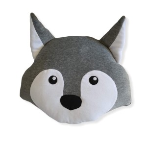 Poduszka WILK welurowa