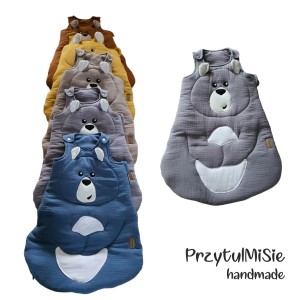 Śpiworek do spania miś 0-8