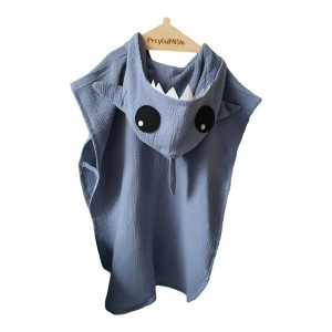 Ponczo muślinowe rekin rozne kolory