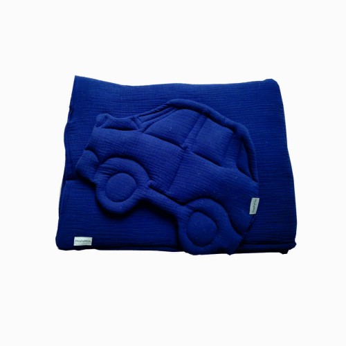 pościel muślin granat autko.jpg