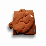 Pościel muślinowa dla dzieci miś karmelowa (5 rozmiarow)