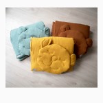 Pościel muślinowa dla dzieci MIŚ KOLORY (5 rozmiarow)