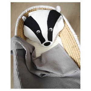 Zestaw kocyk i poduszka Borsuk 