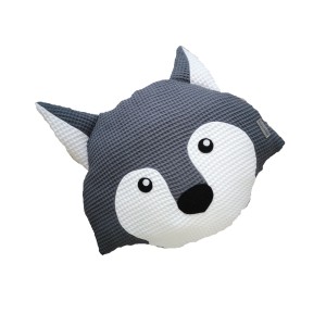 Poduszka WILK wafel (2 kolory)