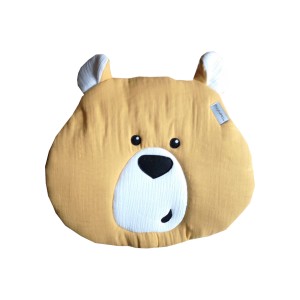 Poduszka miś musztardowy (dwa warianty)  