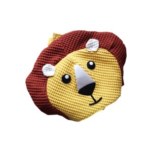 Ręcznik kąpielowy z kapturem wafel Lew  (3 rozmiary)  